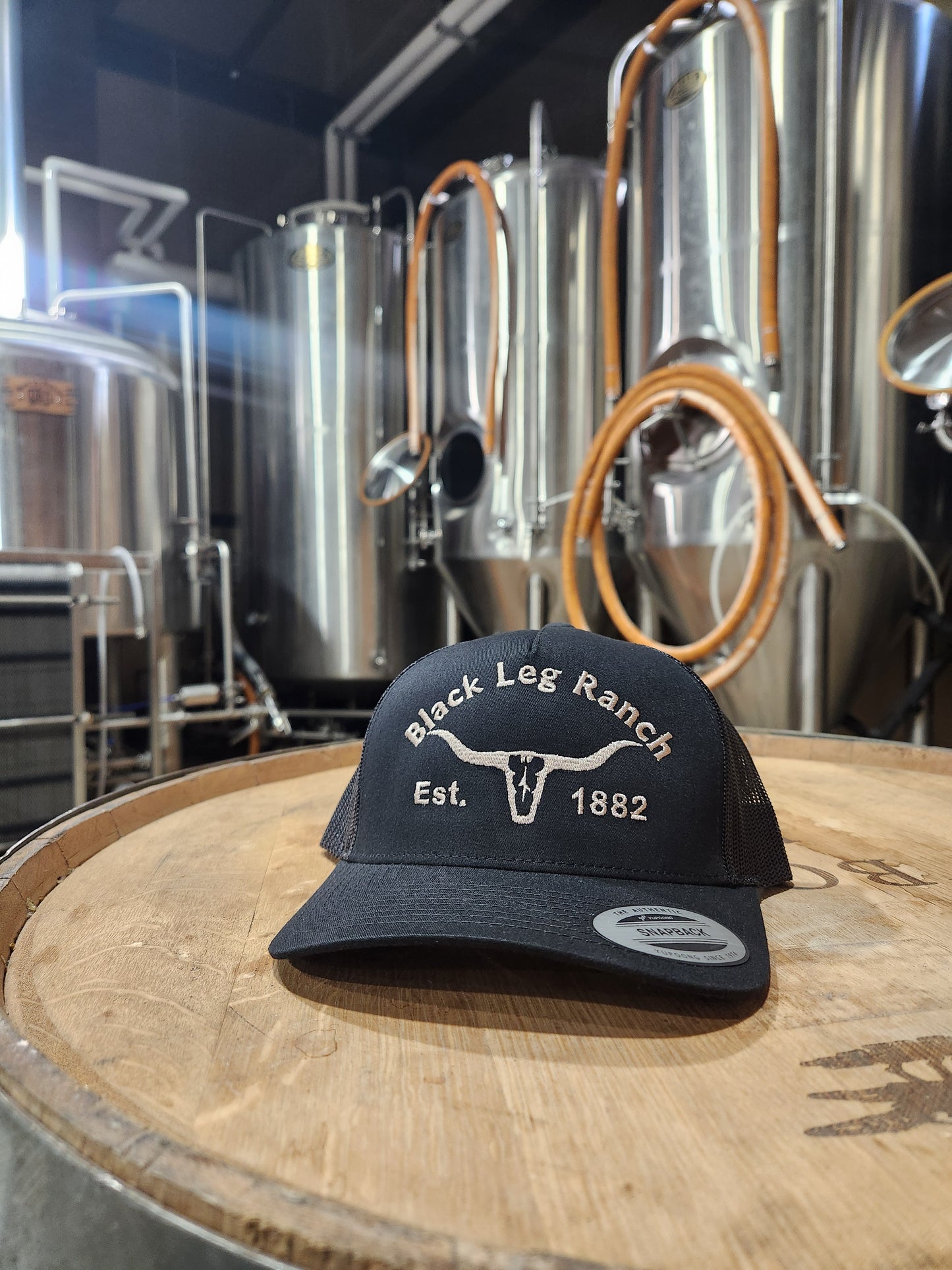 Black Leg Ranch Longhorn Hat (FREE SHIPPING)