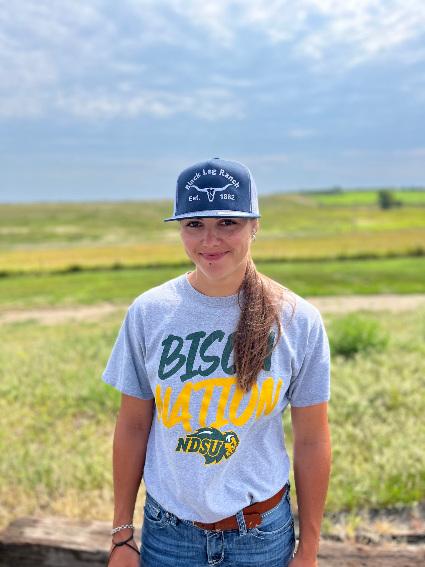 Black Leg Ranch Longhorn Hat (FREE SHIPPING)