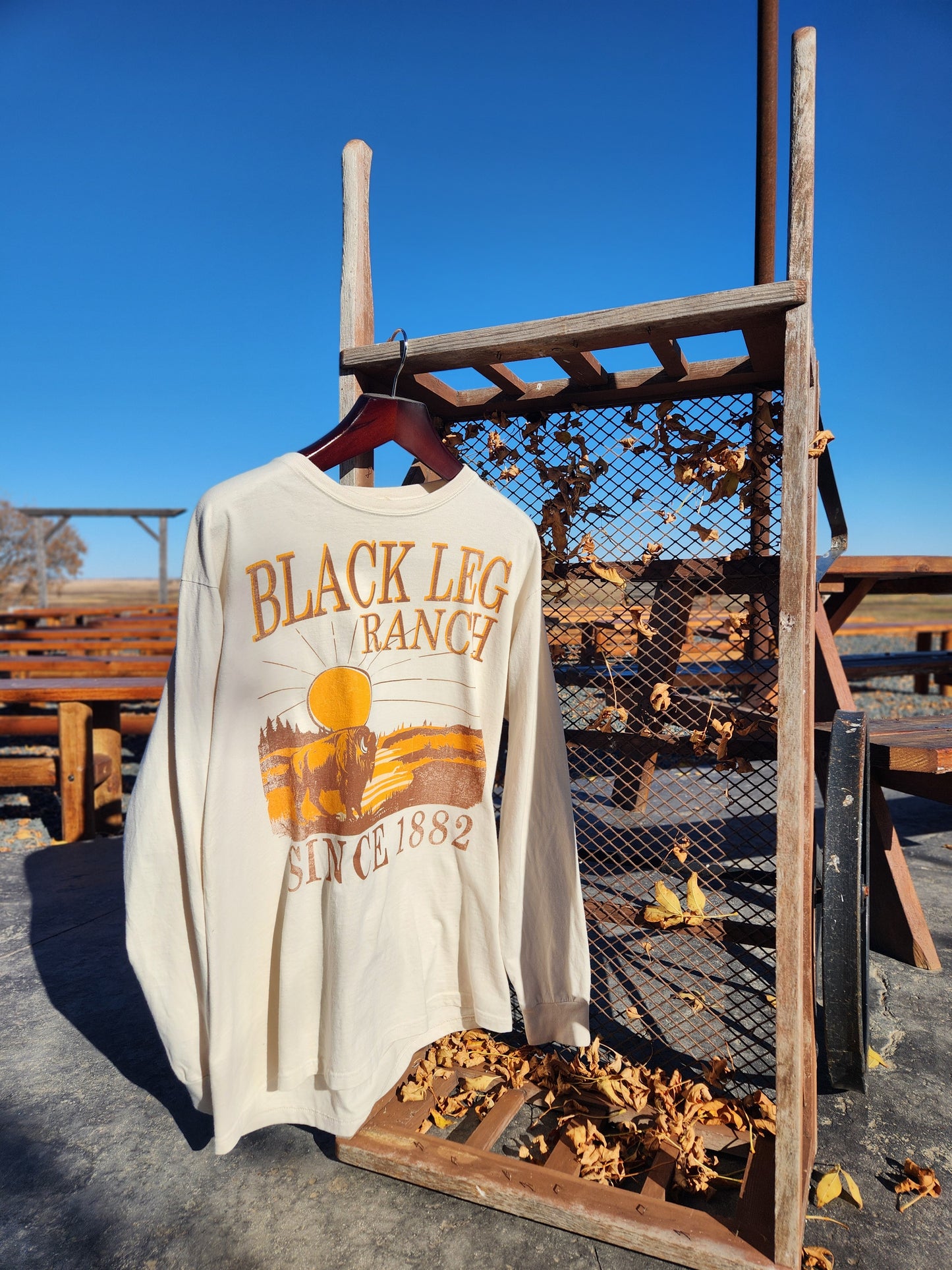 Black Leg Ranch long sleeves Graphic shirt