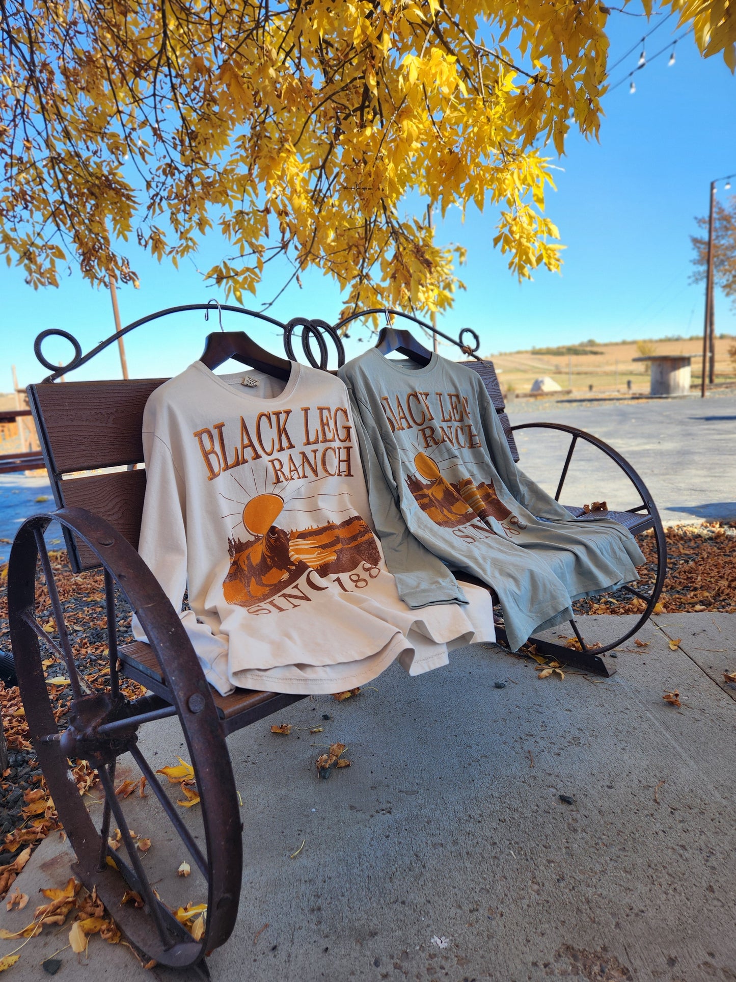 Black Leg Ranch long sleeves Graphic shirt