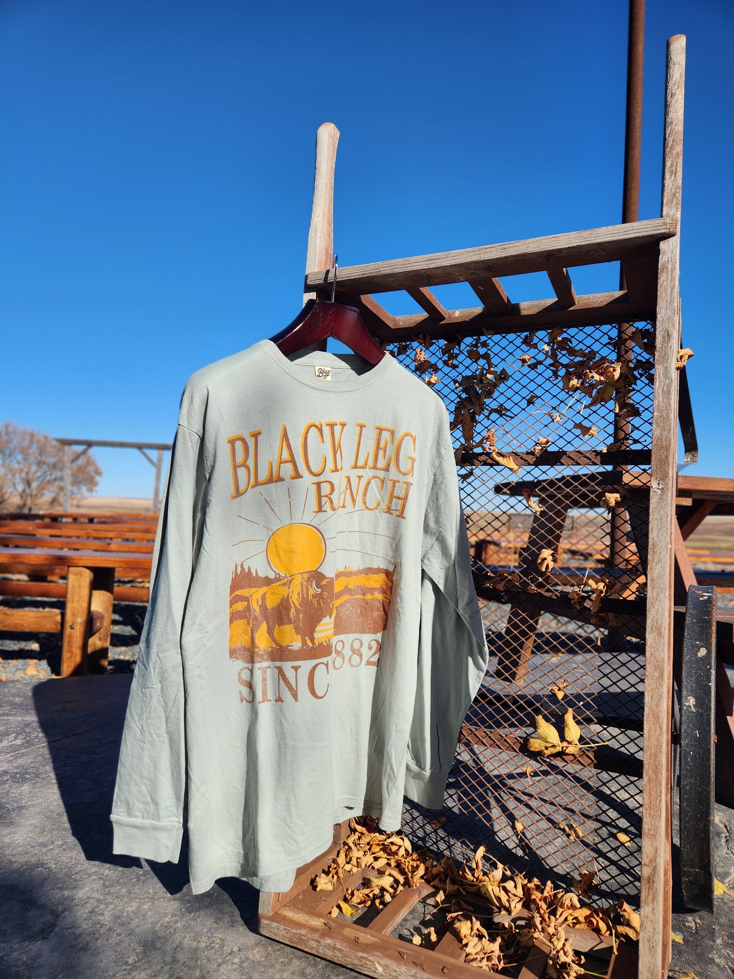 Black Leg Ranch long sleeves Graphic shirt