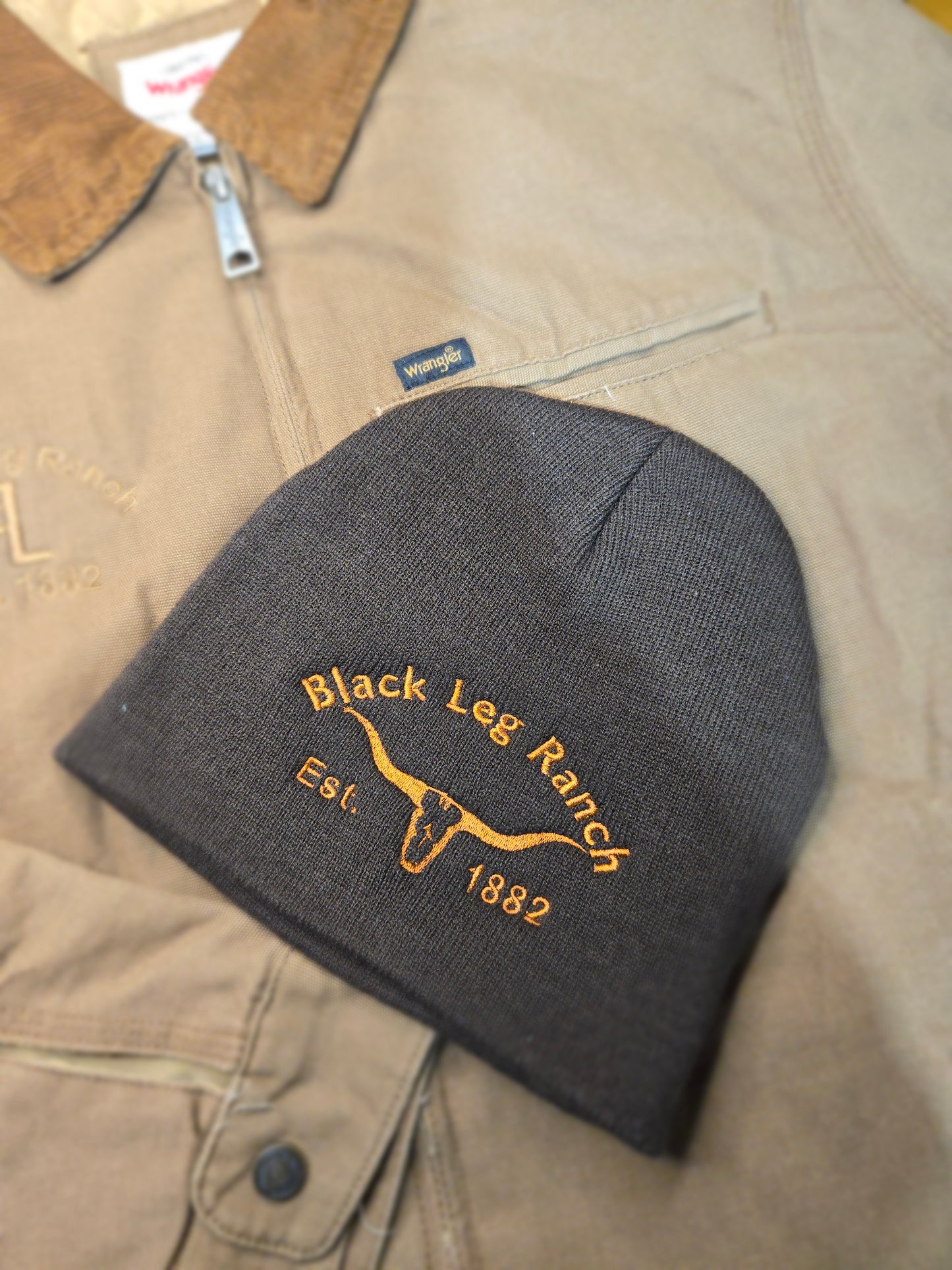 Black Leg Ranch Steer beanie (FREE SHIPPING)