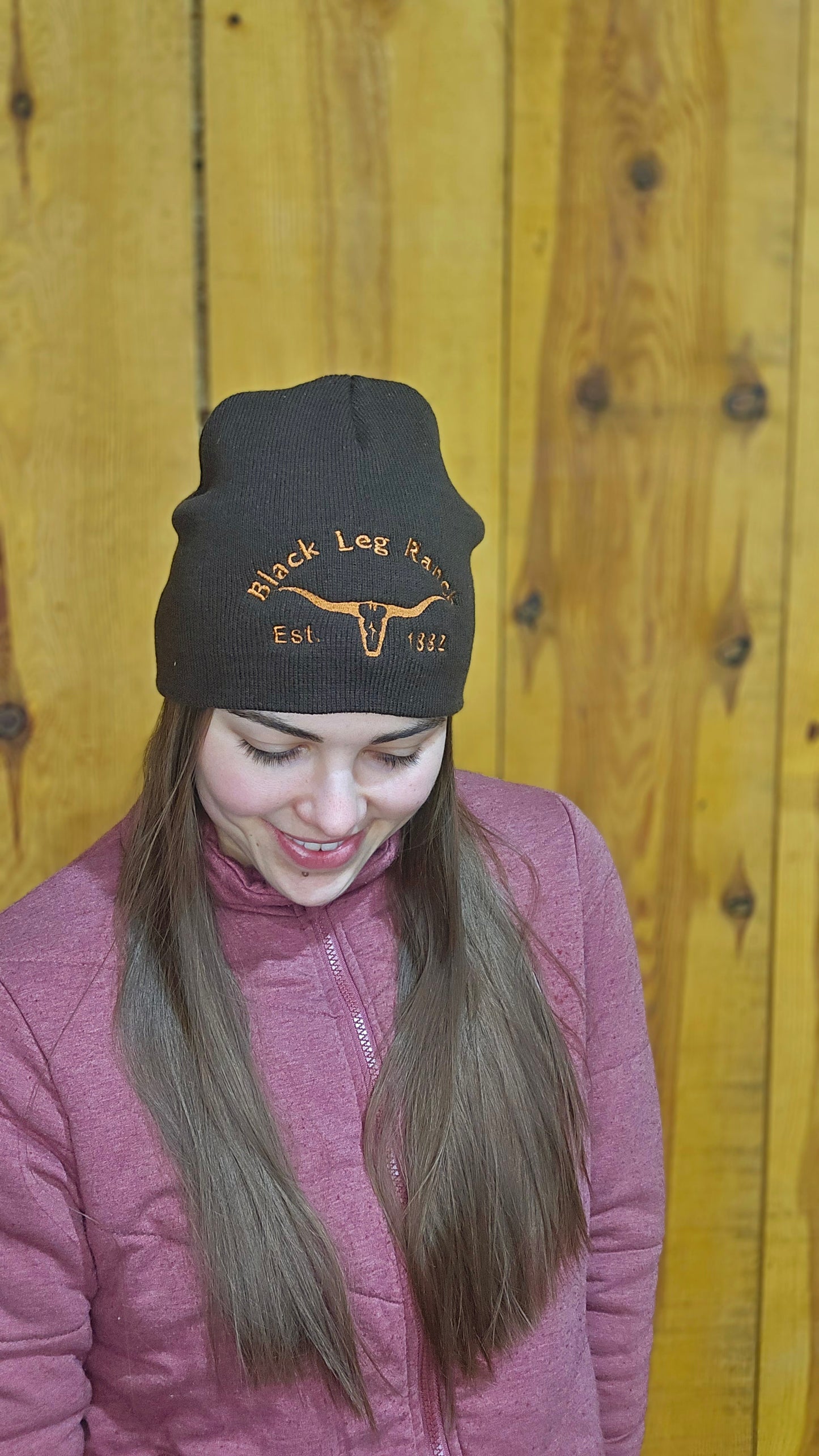 Black Leg Ranch Steer beanie (FREE SHIPPING)