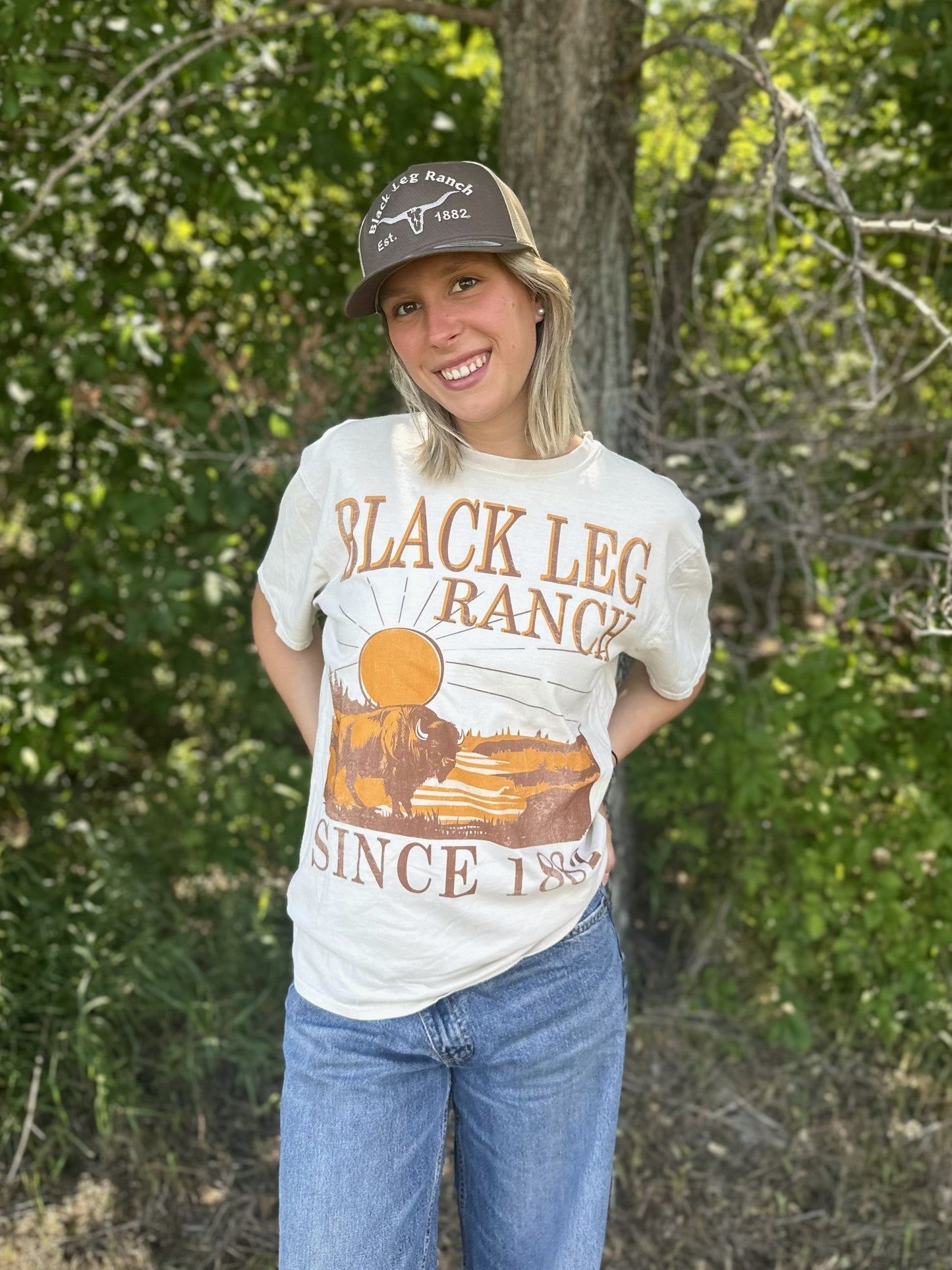 Black Leg Ranch Graphic T-shirt
