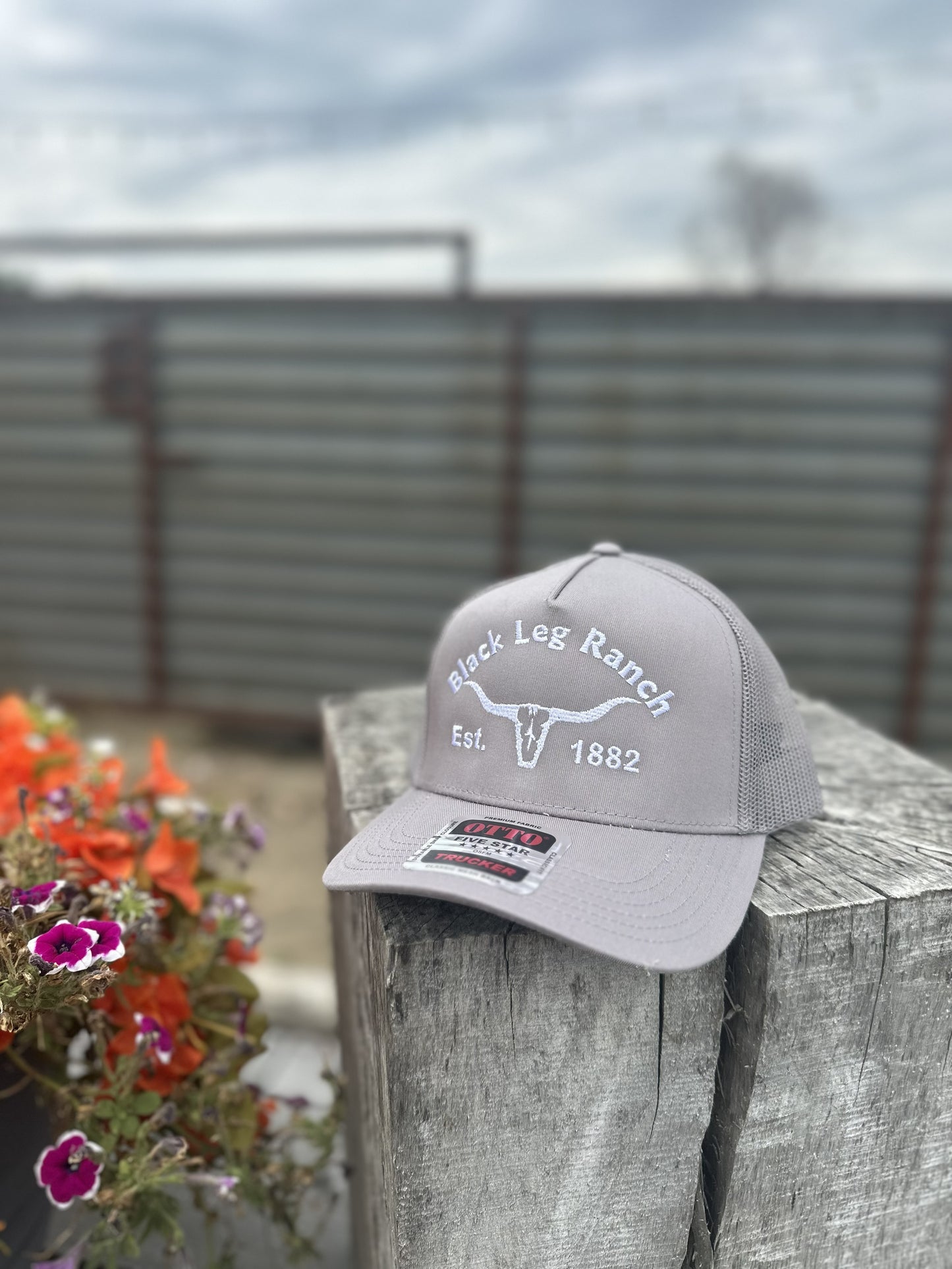 Black Leg Ranch Longhorn Hat (FREE SHIPPING)