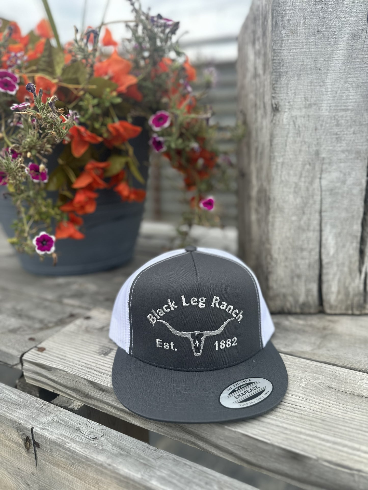 Black Leg Ranch Longhorn Hat (FREE SHIPPING)