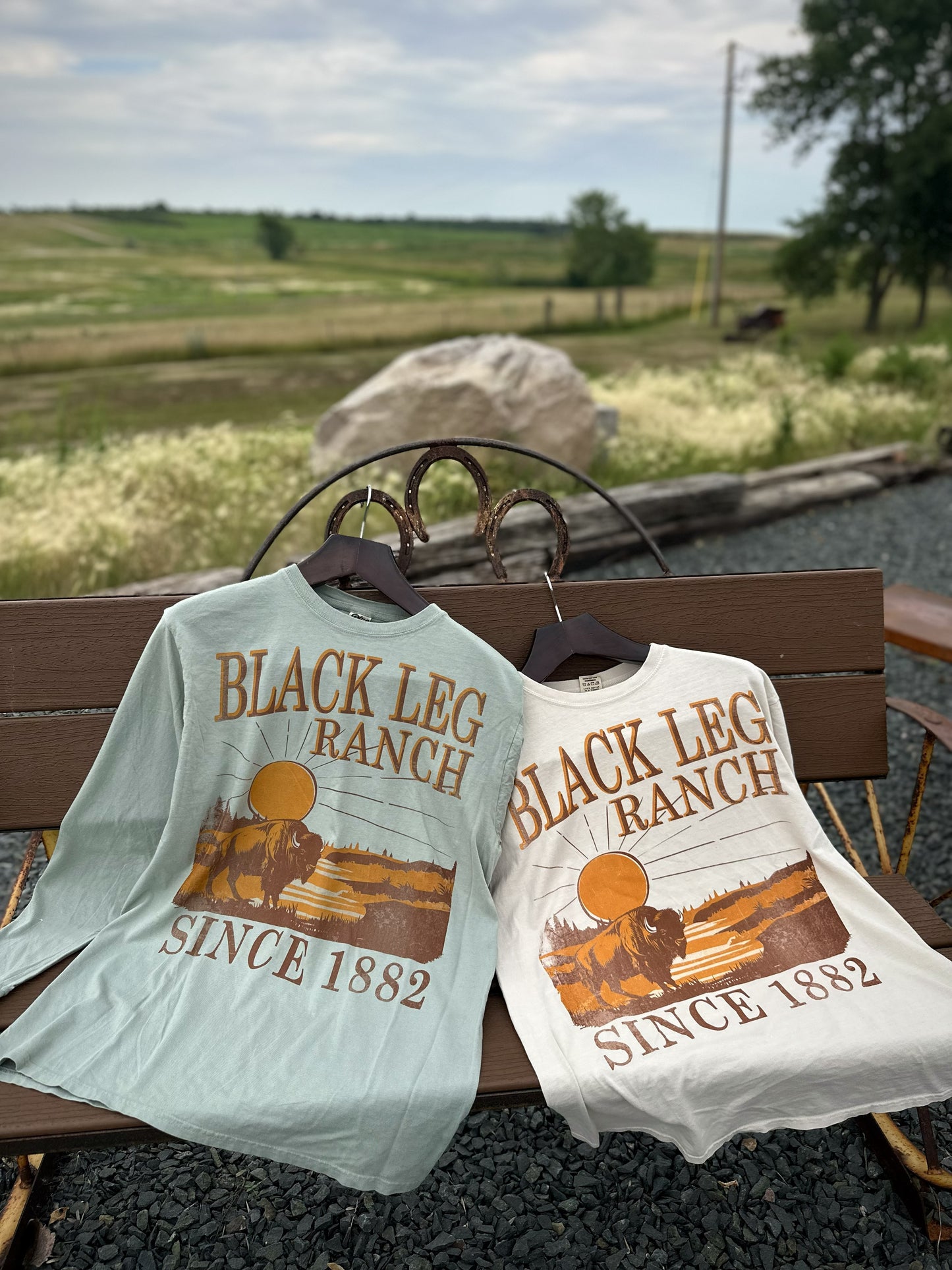 Black Leg Ranch long sleeves Graphic shirt