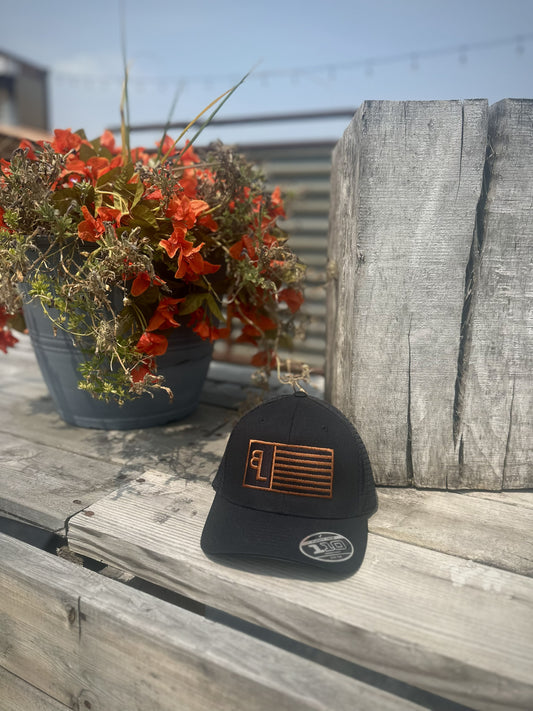 Black Leg American Flag Hat (FREE SHIPPING)